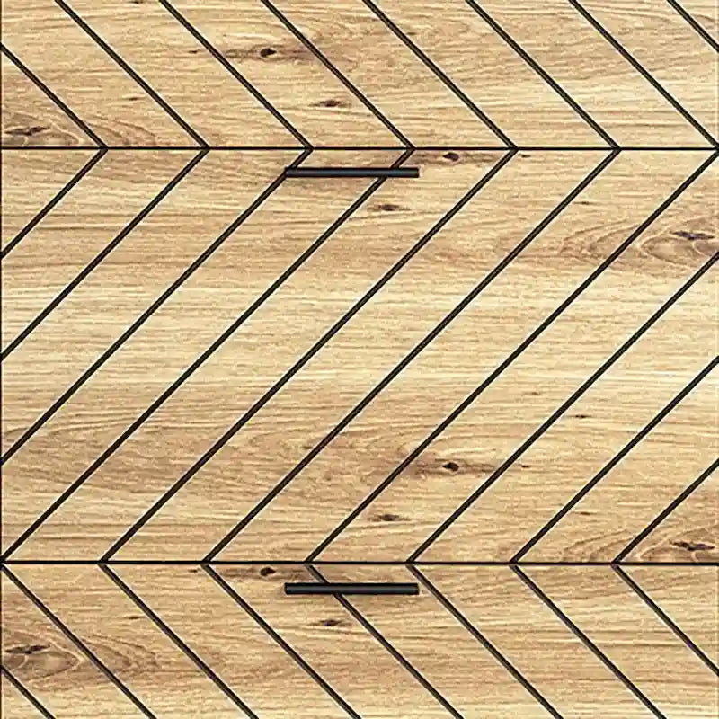 Meuble de Rangement Chaussures en Bois avec Tiroirs Basculants Étagères Ouvertes Pieds en Métal Noir Bois Flotté