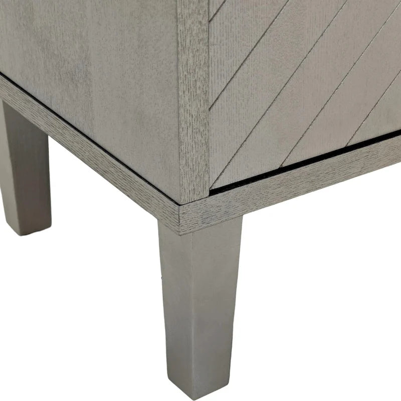 Meuble de rangement 4 portes avec tiroirs et poignées dorées, Bleu, Champagne, Bleu marine