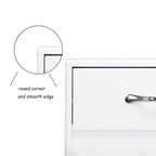 Bahut de rangement blanc avec 3 tiroirs et 3 portes