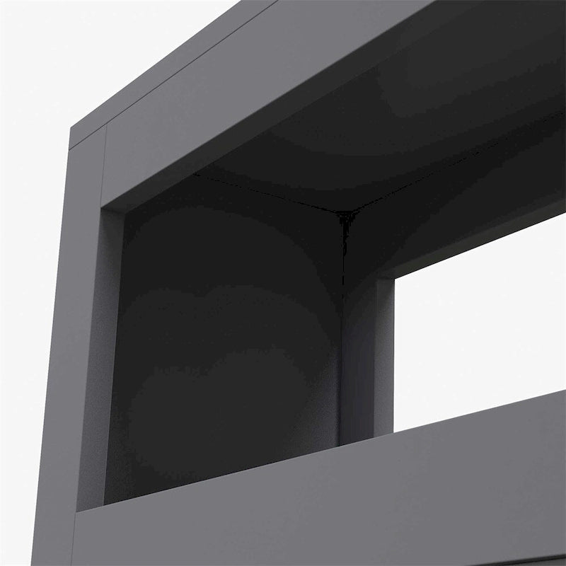 Meuble de rangement de salle de bain gris étroit à roulettes avec tiroirs