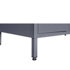 Casier de rangement en métal gris à 5 portes avec serrures individuelles, Armoire haute en acier